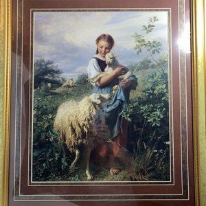 Home Interiors Shepherd's Daughter Picture